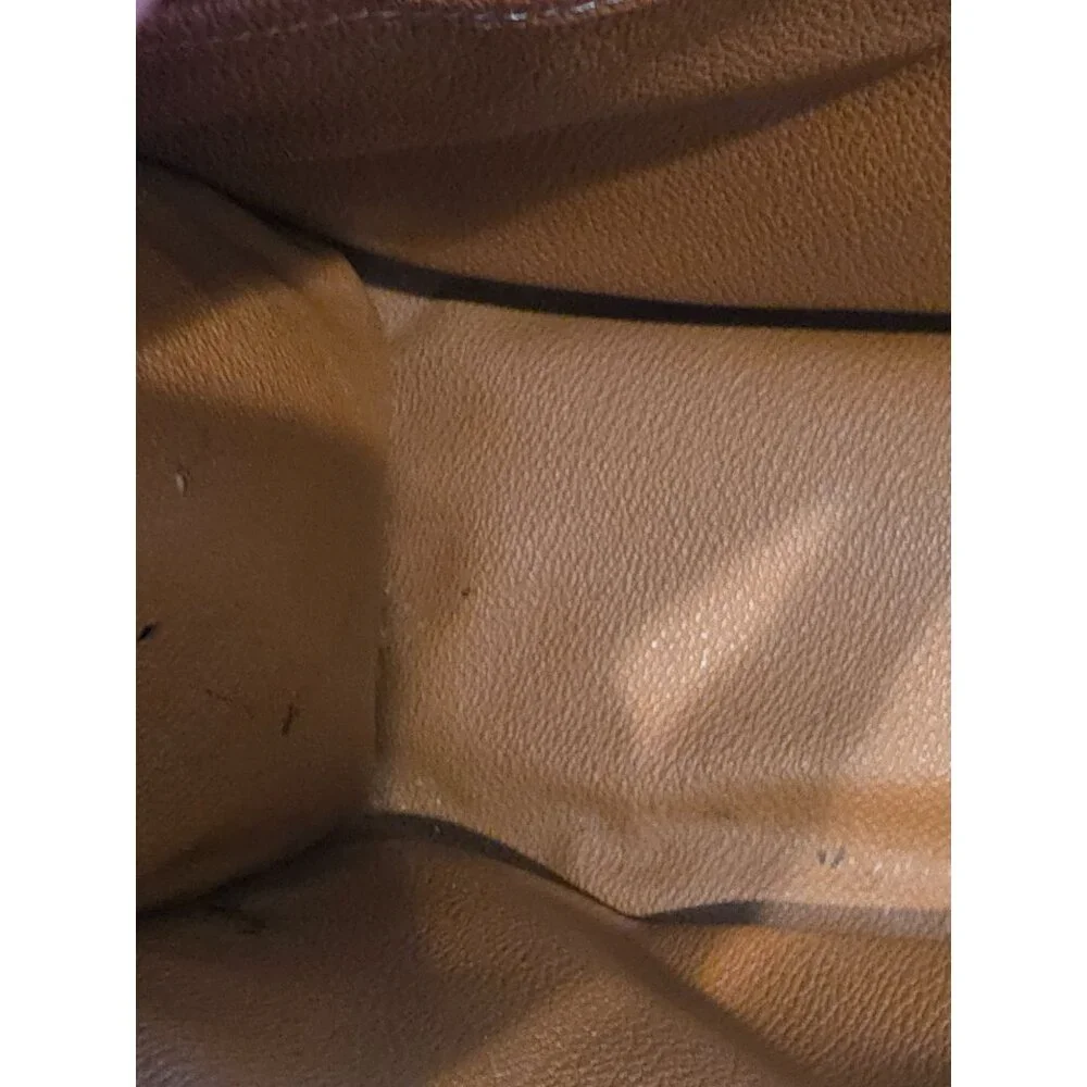 Vintage Dooney & Bourke Pebbled Leather Satchel Handbag - Made In USA - Picture 10 of 16